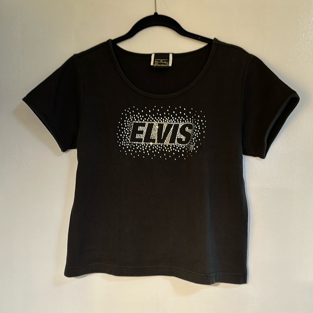 Elvis Rhinestone T-shirt - Graceland